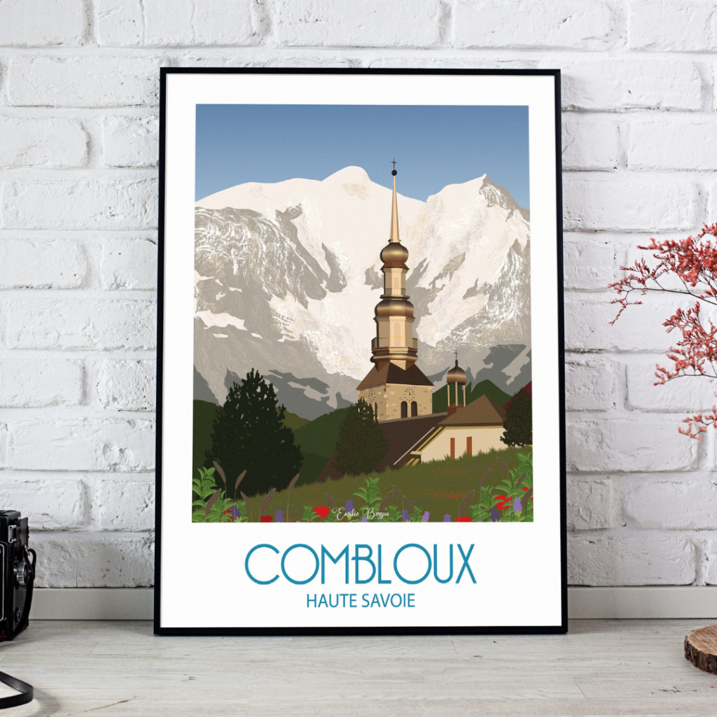 Tirage Argentique Vintage Mont Blanc Vu Du Combloux (Haute-Savoie) Circa 1922 - Format 6x9 Cm