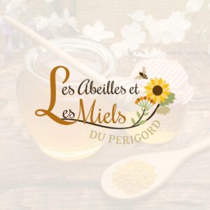 Logo apiculteur les Abeilles et les miels du périgord